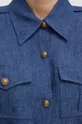 modrá Ľanové šaty Luisa Spagnoli