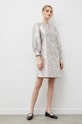 Bruuns Bazaar rochie BBW3786 argintiu SS24