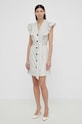 Bruuns Bazaar rochie PinBBMikala dress BBW3831 gri SS24