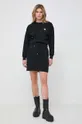 črna Obleka Karl Lagerfeld Ženski