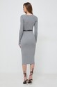 Karl Lagerfeld sukienka 240W1332 szary SS24