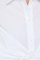 Karl Lagerfeld rochie din bumbac 240W1301 alb