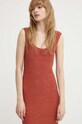 Φόρεμα από λινό μείγμα Tiger Of Sweden Liia. πορτοκαλί S72196001