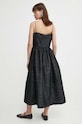 Stine Goya rochie din amestec de lână SG5576 negru SS24
