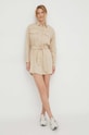 Pepe Jeans rochie Beate PL953443 bej SS24