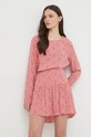 Pepe Jeans rochie BRITNEY rosu PL953446