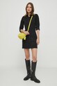 Pepe Jeans sukienka jeansowa PL953450 czarny SS24