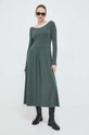 Платье Max Mara Leisure длинный зелёный 2416621017600