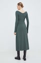 Max Mara Leisure sukienka 2416621017600 zielony SS24
