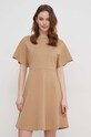 Šaty Tommy Hilfiger WW0WW41271 béžová SS24