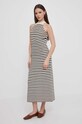 Obleka Tommy Hilfiger WW0WW41440 mornarsko modra SS24