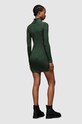 AllSaints rochie Juliette verde WD269Z