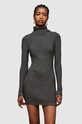 AllSaints sukienka Juliette casual szary WD269Z