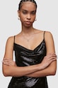 AllSaints rochie Haddi WD311Y negru SS24