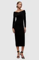 μαύρο Φόρεμα AllSaints Delta Γυναικεία