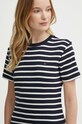 Бавовняна сукня Tommy Hilfiger темно-синій WW0WW42721