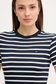 Pamučna haljina Tommy Hilfiger mornarsko plava WW0WW42721