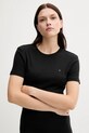 Tommy Hilfiger pamut ruha fekete WW0WW42721