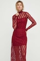 Résumé sukienka 20160853 bordowy SS24