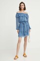Lauren Ralph Lauren sukienka 250933411 niebieski SS24