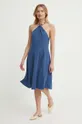 голубой Платье Lauren Ralph Lauren