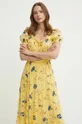 κίτρινο Φόρεμα Lauren Ralph Lauren