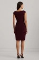 Lauren Ralph Lauren rochie 253926907 burgundia AW24