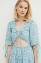 Бавовняна сукня Pepe Jeans MARGOT PL953478 блакитний