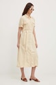 Pepe Jeans rochie EVELINDA fixat bej PL953482