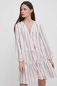 Lanena haljina Pepe Jeans DEBBIE casual šarena PL953497