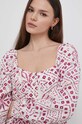 Сукня з домішкою льону Pepe Jeans DOXA білий PL953498