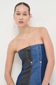Rifľové šaty Moschino Jeans 0401.3239 modrá