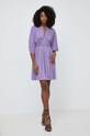 Liu Jo sukienka CA4050.J1923 fioletowy SS24