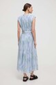 BOSS rochie de mătase 50516007 multicolor SS24