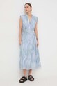 Îmbrăcăminte BOSS rochie de mătase 50516007 multicolor