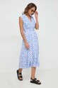 BOSS sukienka 50519022 niebieski SS24