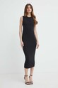 BOSS vestito midi nero 50512078