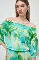 Liu Jo rochie verde VA4158.T3824
