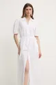 Liu Jo sukienka bawełniana biały