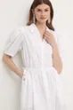 bijela Pamučna haljina Liu Jo