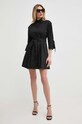 Liu Jo sukienka bawełniana MA4157.T3051 czarny SS24