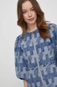Barbour rochie din denim albastru LDR0767