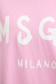 MSGM sukienka bawełniana 2000MDA510.200002 różowy