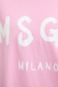 Хлопковое платье MSGM 2000MDA510.200002 розовый