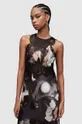 Платье с примесью шелка AllSaints Alula Основной материал: 65% Вискоза EcoVero, 35% Шелк Подкладка: 100% Переработанный полиэстер