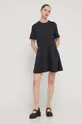 UGG sukienka bawełniana czarny