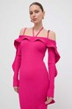 Платье Versace Jeans Couture розовый 76HAOM02.CMN33