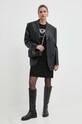 Бавовняна сукня Pinko Answear Exclusive 103933.A1R7 чорний AA00