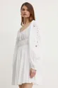 Pamučna haljina Pinko bijela