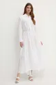 λευκό Βαμβακερό φόρεμα Pinko